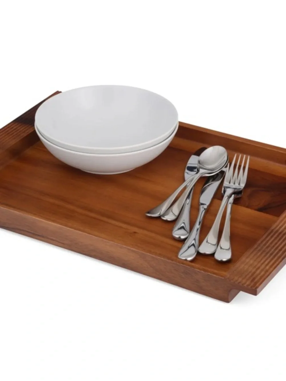 NWB - Nambe Origin Acacia Wood Tray 18inches, Wooden Serving Platter - Picture 1 of 9
